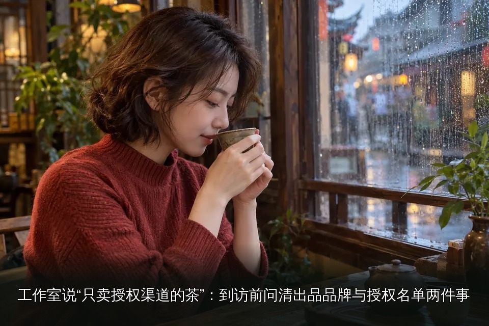 年轻女性品茶主题图｜长沙·雨天窗边陶杯茶饮
